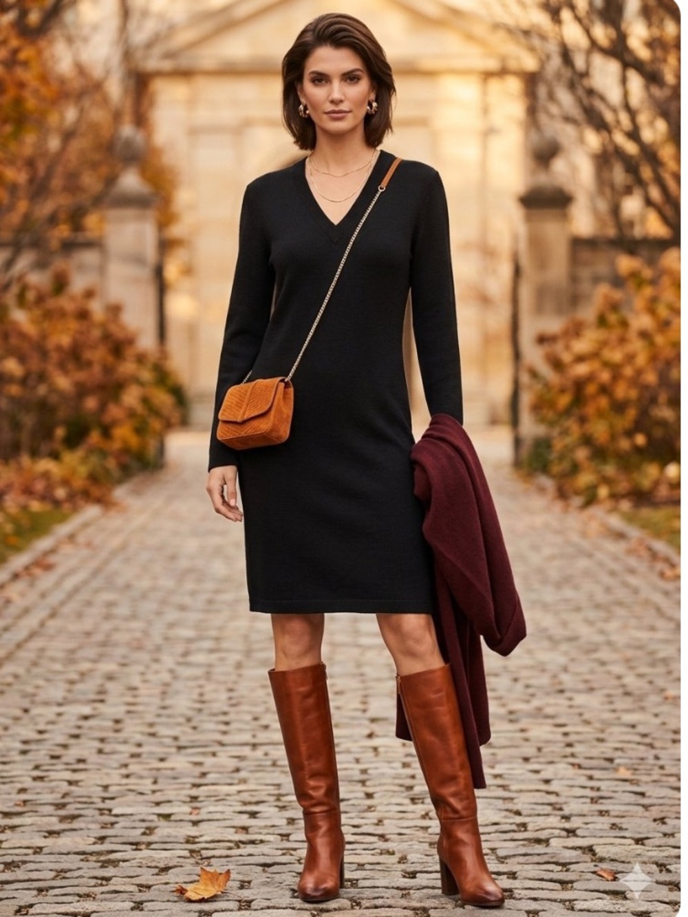 St. John Collection Santana Knit Dress In Black